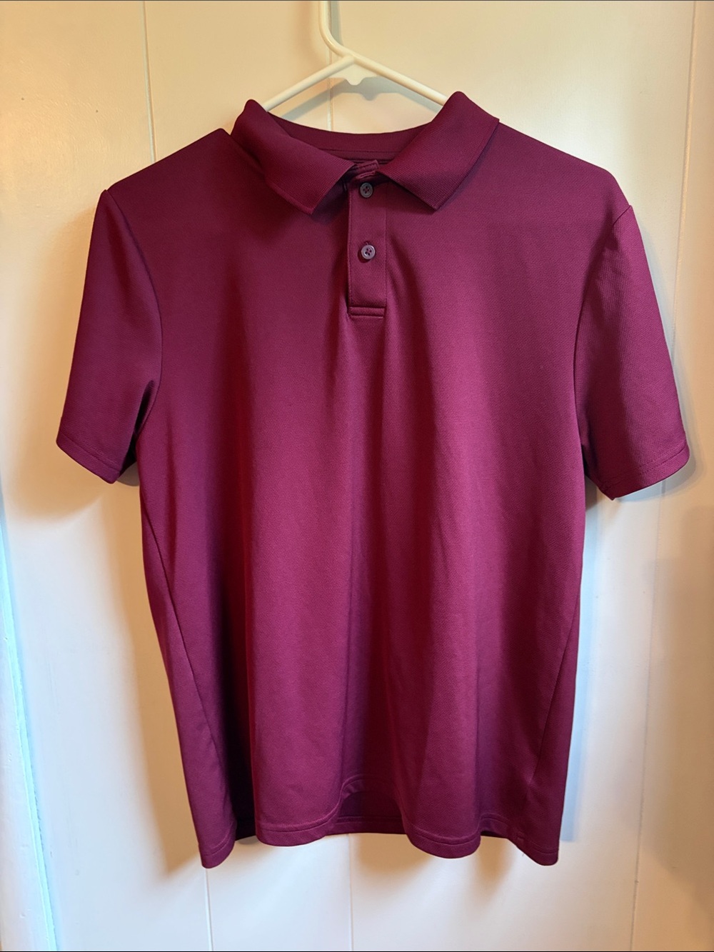 Old Navy Men's Polo Shirt burgundy